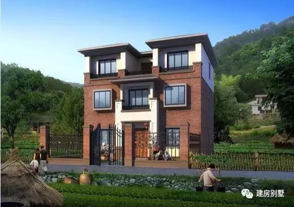 8款新中式自建別墅設計圖，配上中式風格的內裝，在農村很受歡迎