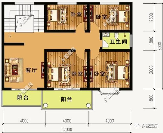2款農村二層小別墅設計圖，歐式風格還是中式風格，你會怎么選擇