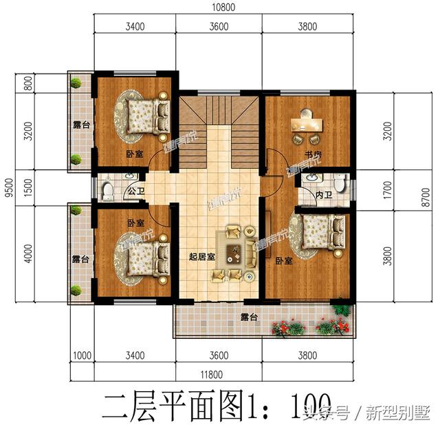 小宅基地也能建豪宅，這款別墅設計圖就很好的詮釋了