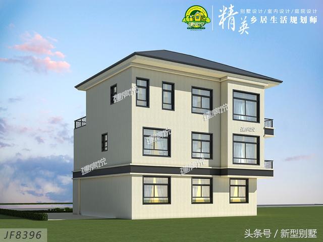 小宅基地也能建豪宅，這款別墅設計圖就很好的詮釋了