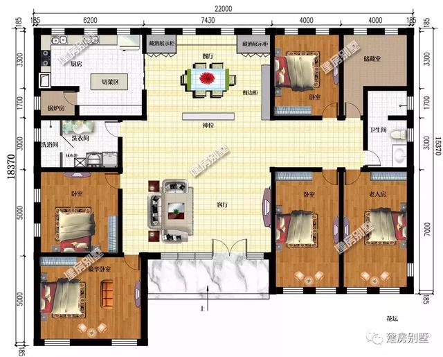 一層自建房也能蓋得很氣派，經(jīng)過合理的設(shè)計，也會建的很精致