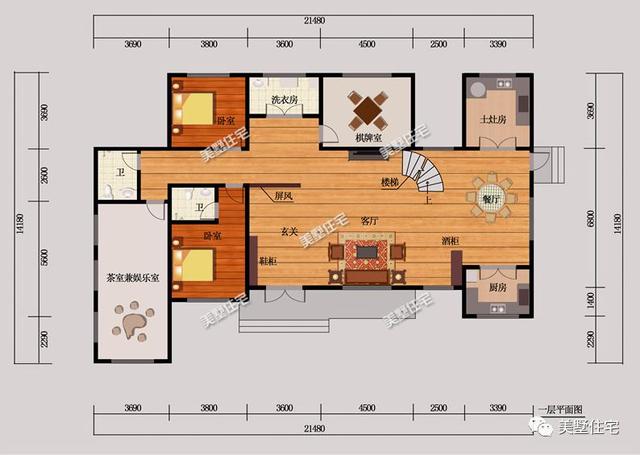 推薦5款帶棋牌室的農村自建別墅設計圖，布局好外觀靚，村里人肯定羨慕