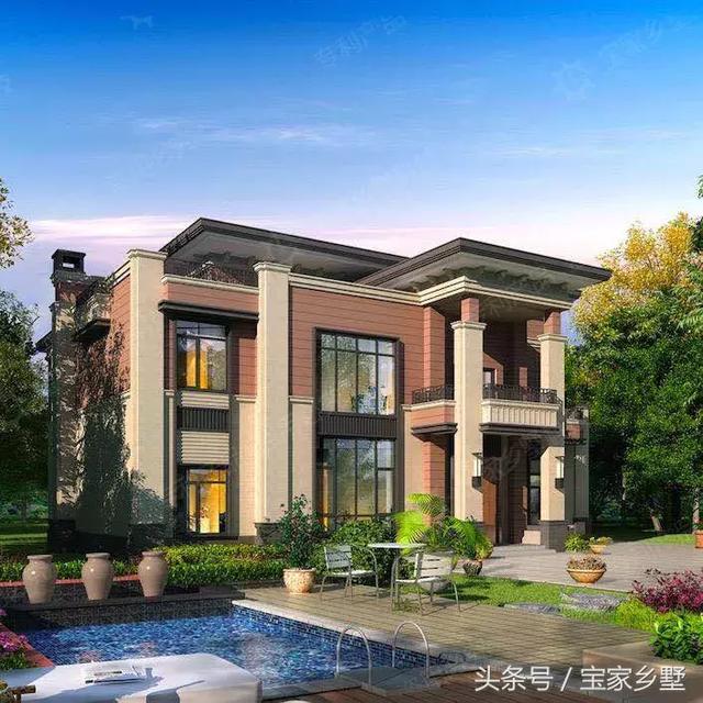 13款農村別墅設計戶型推薦，各種款式都有，鄰居們紛紛羨慕