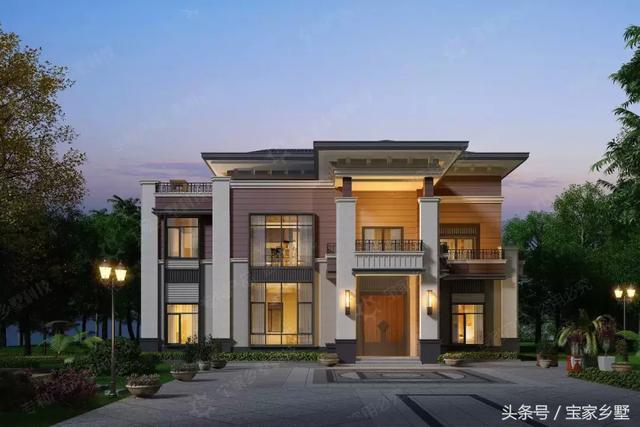 13款農村別墅設計戶型推薦，各種款式都有，鄰居們紛紛羨慕