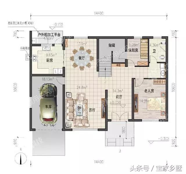 13款農村別墅設計戶型推薦，各種款式都有，鄰居們紛紛羨慕