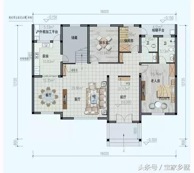 13款農村別墅設計戶型推薦，各種款式都有，鄰居們紛紛羨慕