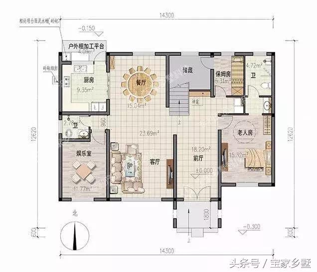 13款農村別墅設計戶型推薦，各種款式都有，鄰居們紛紛羨慕