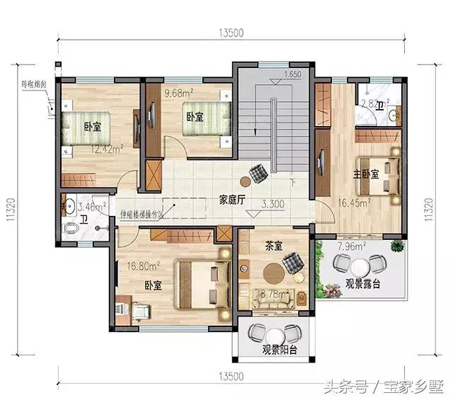13款農村別墅設計戶型推薦，各種款式都有，鄰居們紛紛羨慕