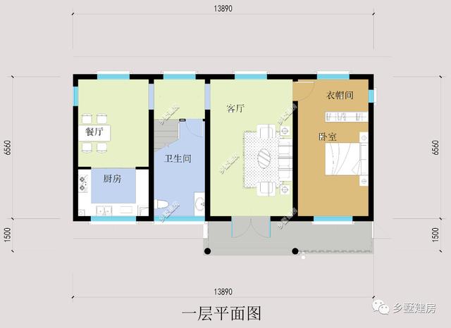 新中式農(nóng)村別墅設(shè)計(jì)圖，端莊典雅、莊重大氣