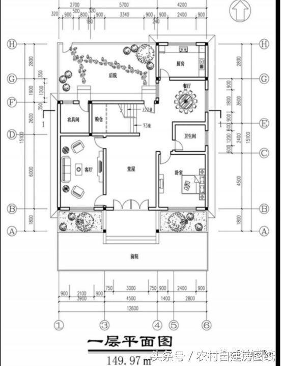 6款小戶型別墅設計圖，戶型好，布局贊