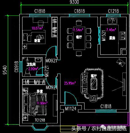 6款小戶型別墅設計圖，戶型好，布局贊