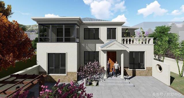 分享兩層簡(jiǎn)歐風(fēng)格別墅設(shè)計(jì)圖，能滿足大部分農(nóng)村自建房要求