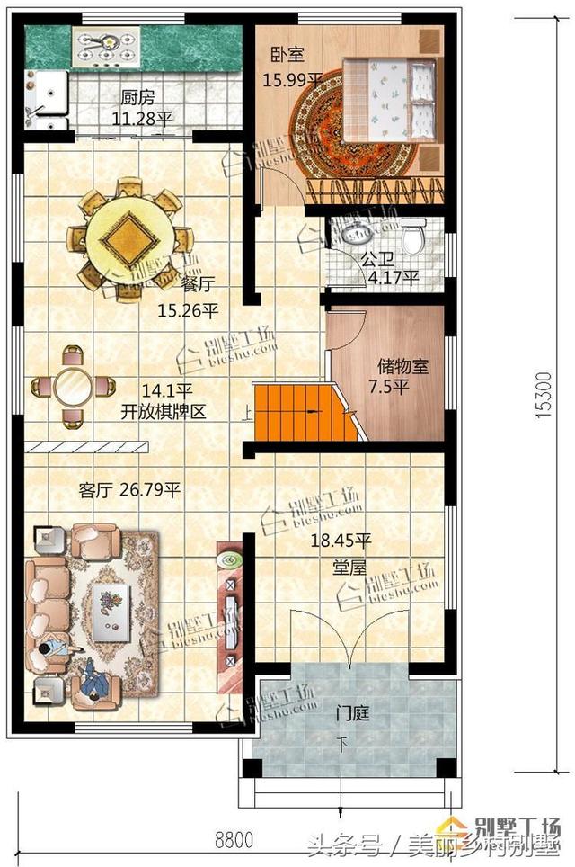 35萬農村三層自建房設計圖，外觀新穎別墅，布局好，建成氣派倍有面