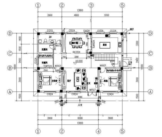 農(nóng)村二層自建房設(shè)計(jì)圖，時(shí)尚經(jīng)典，適合農(nóng)村自建
