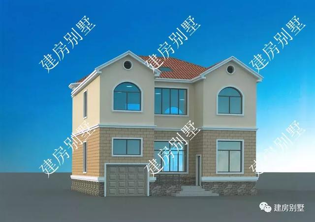 兩棟開間11.4米的農(nóng)村自建房設(shè)計(jì)圖，解決地形比較特殊宅基地的煩惱