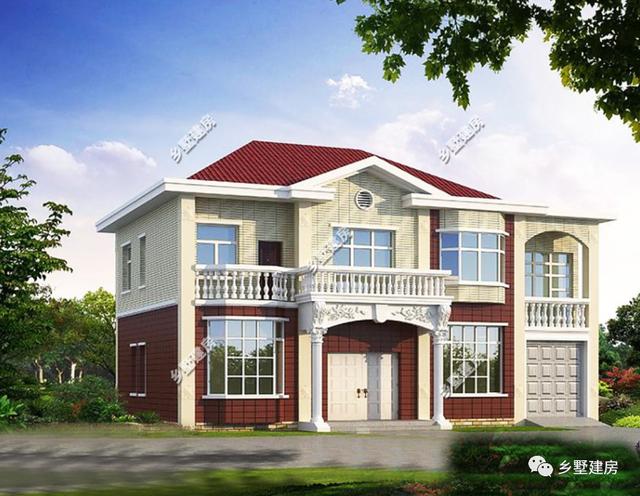 2款新式農(nóng)村別墅設(shè)計(jì)圖，設(shè)計(jì)新穎，精致實(shí)用
