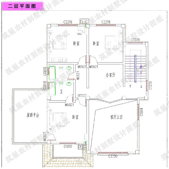 房屋建成實拍展示：30萬2廳5臥三層農(nóng)村別墅設(shè)計施工圖，外觀造型豪華大氣