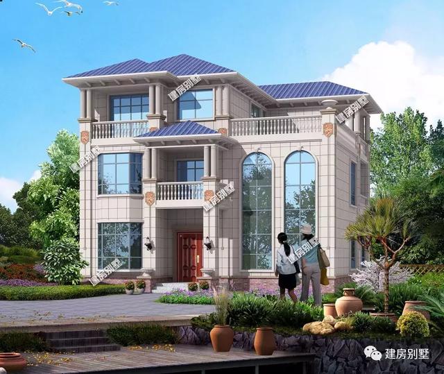 兩棟很吸引人的農村自建房設計圖，外觀美，布局好