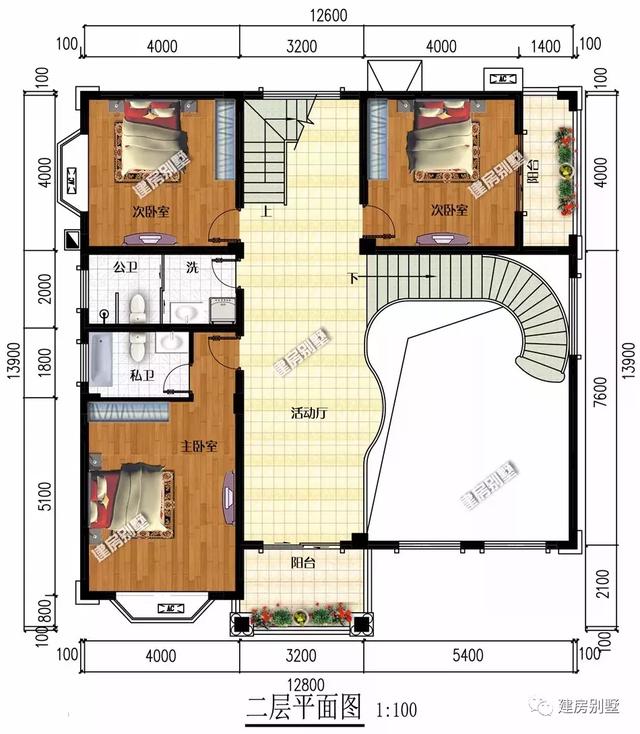 兩棟很吸引人的農村自建房設計圖，外觀美，布局好