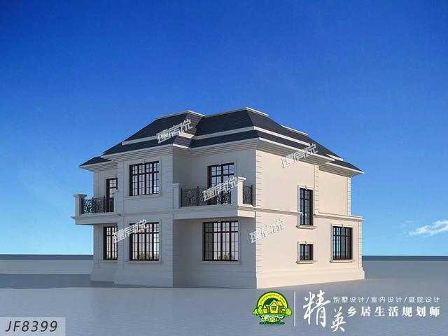 這款二層中式別墅設(shè)計(jì)，占地160多平，外型極美，帶來(lái)大大的生活享受