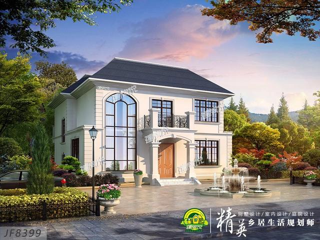 這款二層中式別墅設(shè)計(jì)，占地160多平，外型極美，帶來(lái)大大的生活享受
