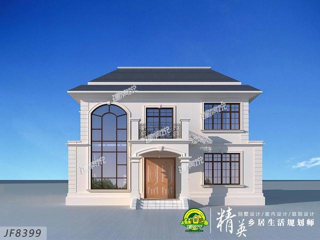 這款二層中式別墅設(shè)計(jì)，占地160多平，外型極美，帶來(lái)大大的生活享受