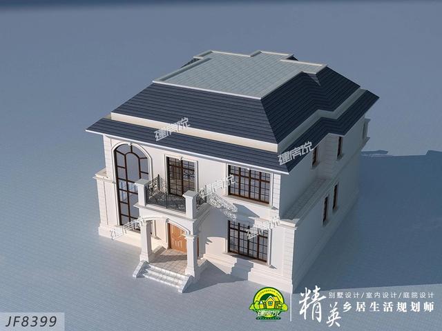 這款二層中式別墅設(shè)計(jì)，占地160多平，外型極美，帶來(lái)大大的生活享受