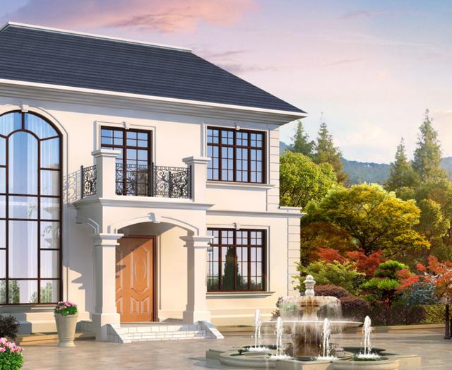 這款二層中式別墅設(shè)計(jì)，占地160多平，外型極美，帶來(lái)大大的生活享受