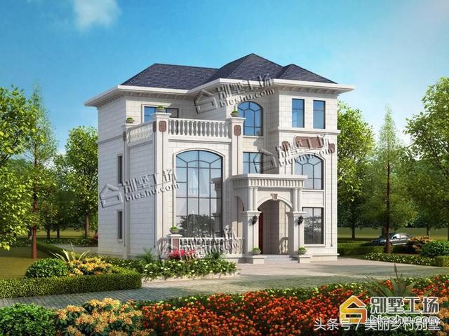 三層別墅設計，造價40萬左右，適合農(nóng)村自建，保證讓人眼前一亮