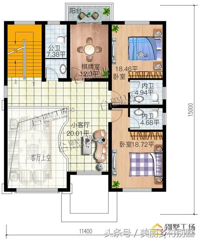 三層別墅設計，造價40萬左右，適合農(nóng)村自建，保證讓人眼前一亮