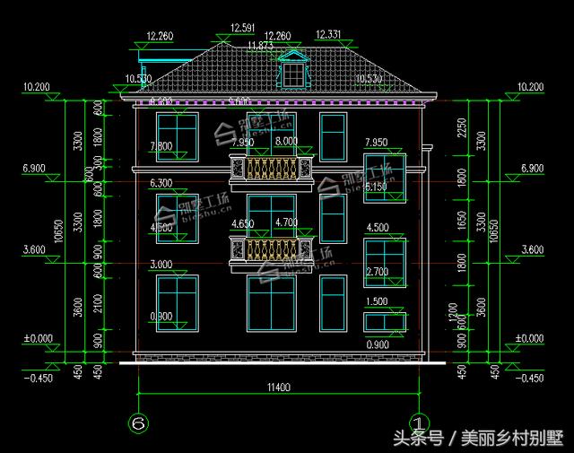 三層別墅設計，造價40萬左右，適合農(nóng)村自建，保證讓人眼前一亮