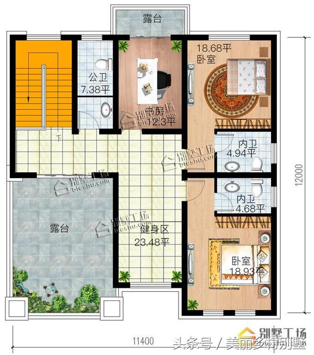 三層別墅設計，造價40萬左右，適合農(nóng)村自建，保證讓人眼前一亮