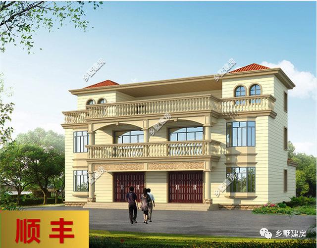 兩棟一層別墅設計圖，帶車庫，造價12萬，你心動嗎？