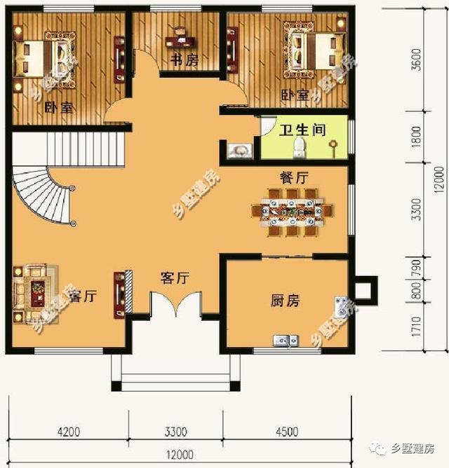 兩棟實力款三層別墅設計圖，隨便建哪一棟，輕松抱得美人歸。