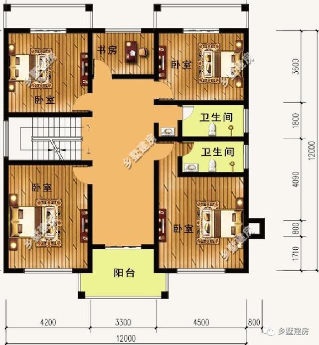 兩棟實力款三層別墅設計圖，隨便建哪一棟，輕松抱得美人歸。