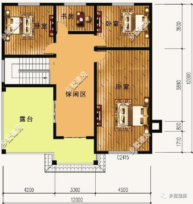 兩棟實力款三層別墅設計圖，隨便建哪一棟，輕松抱得美人歸。