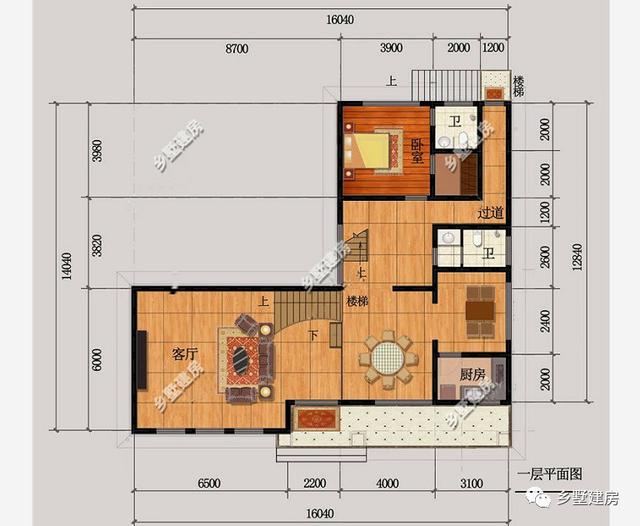 三層現(xiàn)代田園風(fēng)別墅設(shè)計圖，帶大露臺+老虎窗，造價40萬左右。