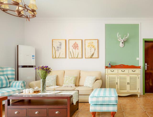 90平的新房子美式裝修，青春活力喜歡生機勃勃，特別喜歡。