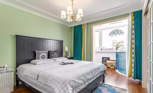 130㎡美式風格裝修，采光，通風，視野都還不錯，完美。