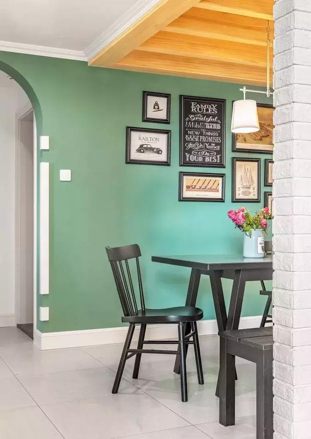 130㎡美式風格裝修，采光，通風，視野都還不錯，完美。