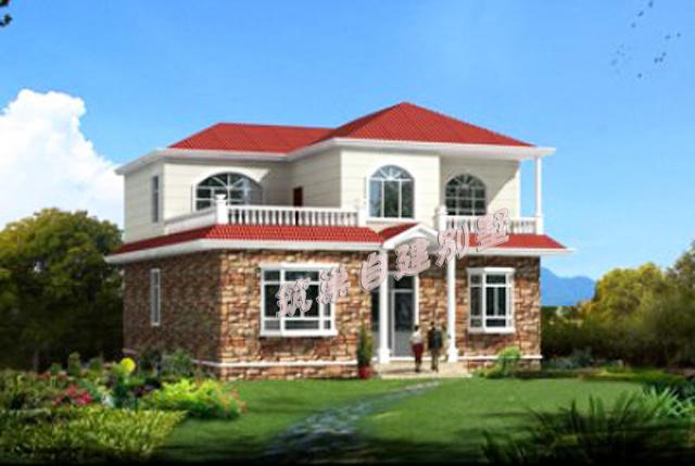 二層農村自建房，外觀典雅大氣，空間規劃合理，很適合農村建的一款。