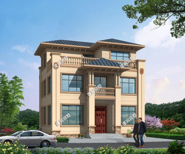 10.24x8.44農(nóng)村三層農(nóng)村別墅設(shè)計圖，農(nóng)村人都特別喜歡。