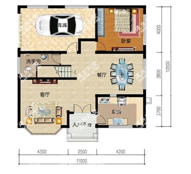 兩款造價40萬以內的四層別墅設計圖，兩款都雍容華貴，但又獨有千秋！