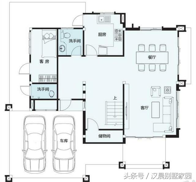 兩棟農村現代別墅設計圖，“90后”建房的最愛！