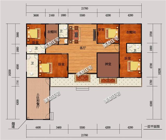 五款經典一層別墅設計圖，帶院子，獨門獨院、安逸休閑，你一定會非常喜歡！