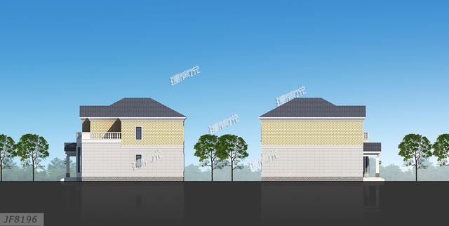 12x11.3米二層農村別墅設計圖，室內布局溫馨舒適，造價25萬。