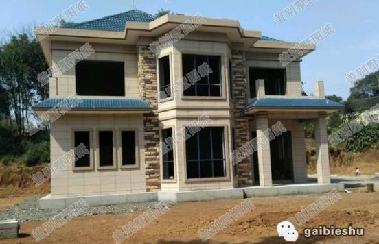 13×11米二層別墅設計圖，帶挑空客廳，戶型十分漂亮，造價25萬。