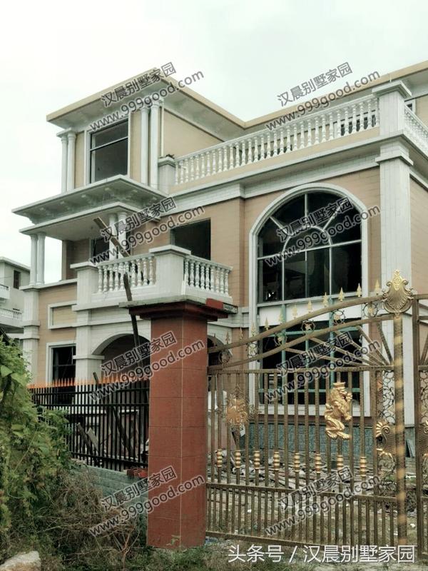 10.8X12米三層別墅設計圖，精致典雅，經濟實用，造價30萬。