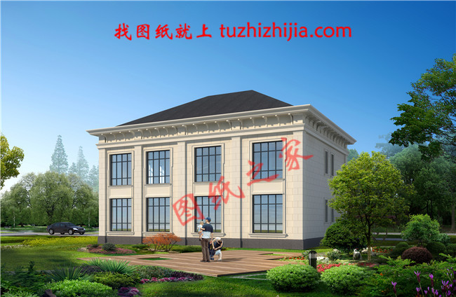 200平米左右二層樓房設(shè)計圖,外觀看著舒服、布局住著坦然