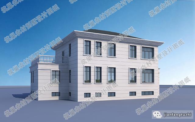 21米x11米二層別墅設(shè)計圖，帶地下室，造價60萬。